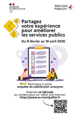 Flashez le QR code pour répondre à l'enquête.